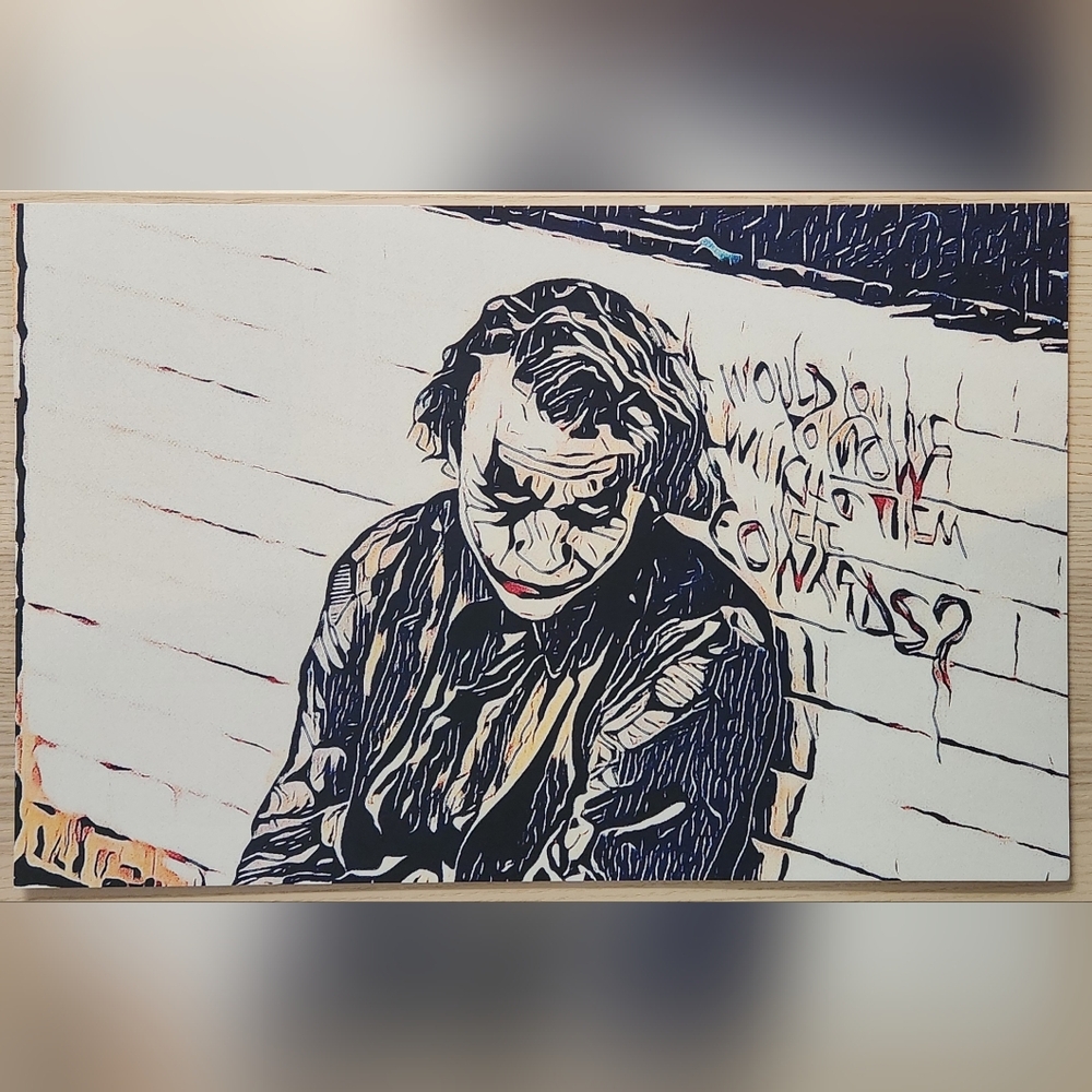 Heath Ledger Joker 11"x17" Fan Art Print/Post…